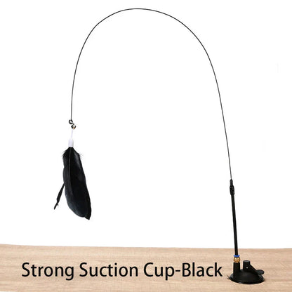 Interactive Hands-Free Cat Teaser Wand