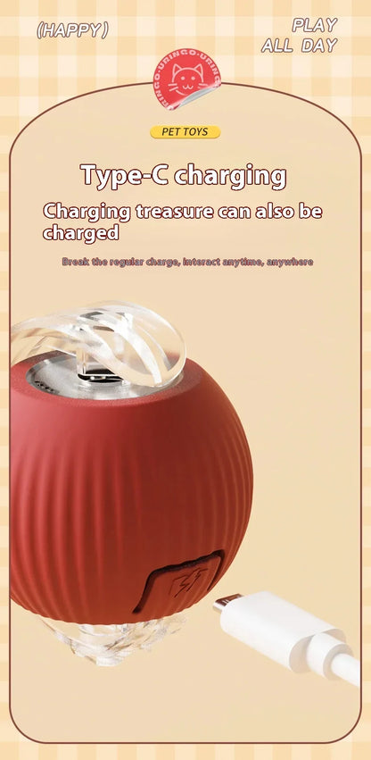 Smart Rolling Cat Ball Toy