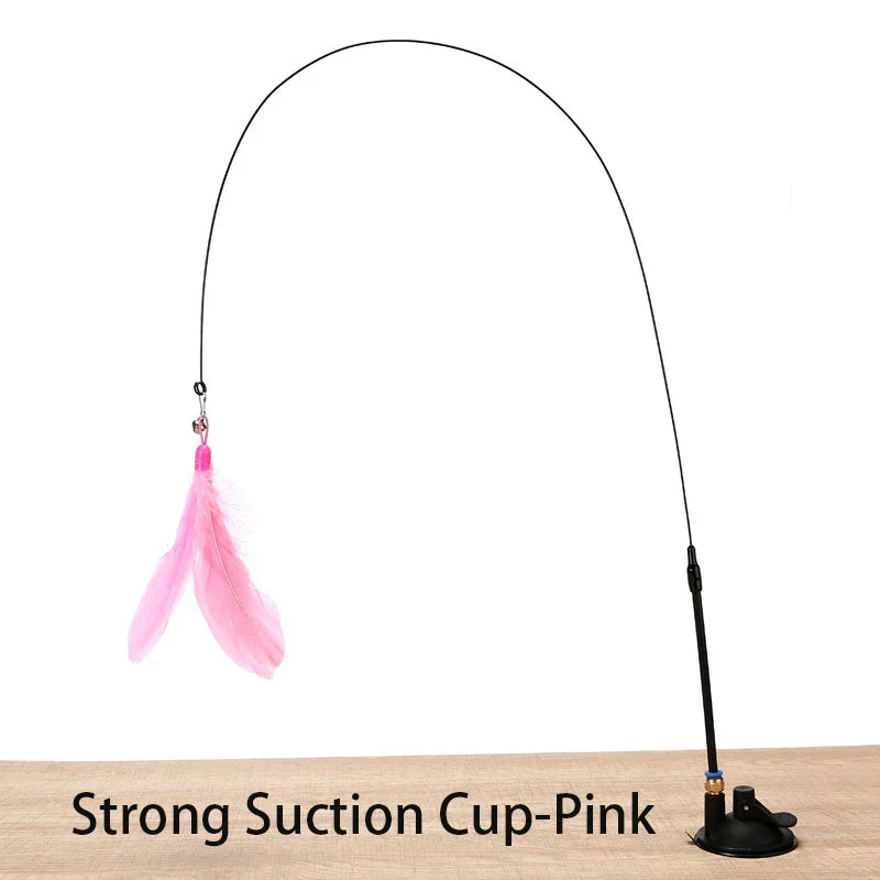Interactive Hands-Free Cat Teaser Wand